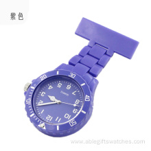 New Design Useful Nurse Silicone Brooch Pocket Watch